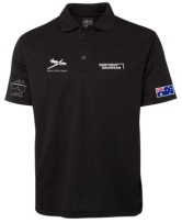 A. Podium S/S Poly Polo 